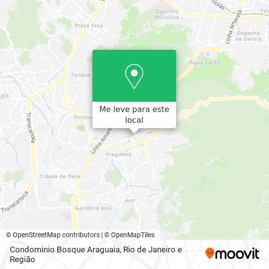 Condominio Bosque Araguaia mapa