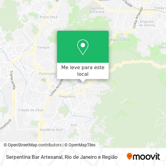 Serpentina Bar Artesanal mapa