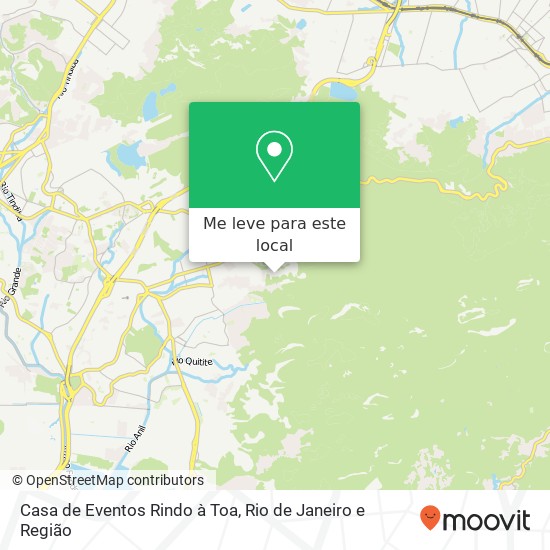 Casa de Eventos Rindo à Toa mapa