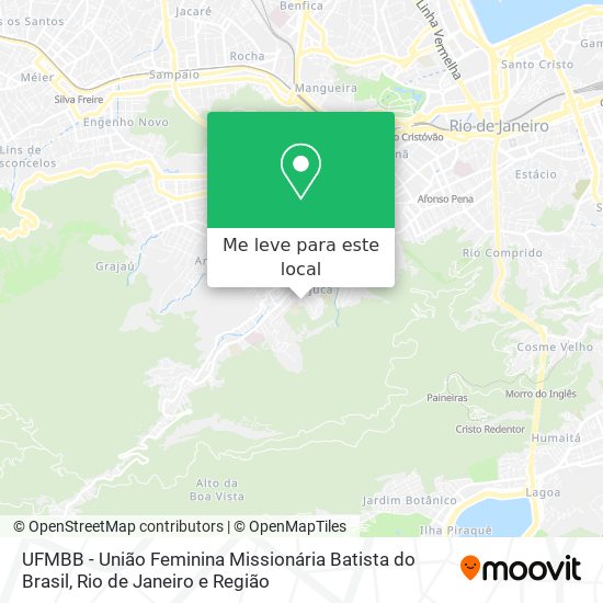 UFMBB - União Feminina Missionária  Batista do Brasil mapa