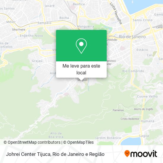 Johrei Center Tijuca mapa