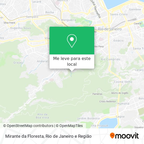 Mirante da Floresta mapa
