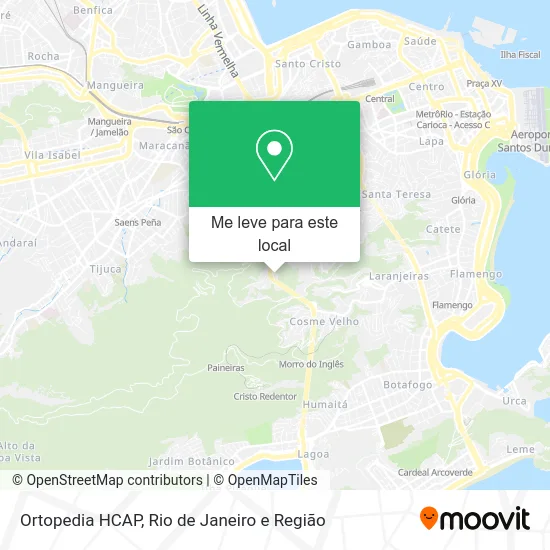 Ortopedia HCAP mapa