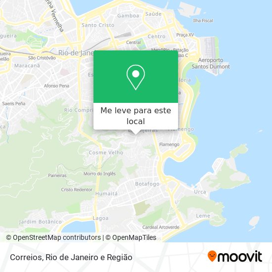 Correios mapa