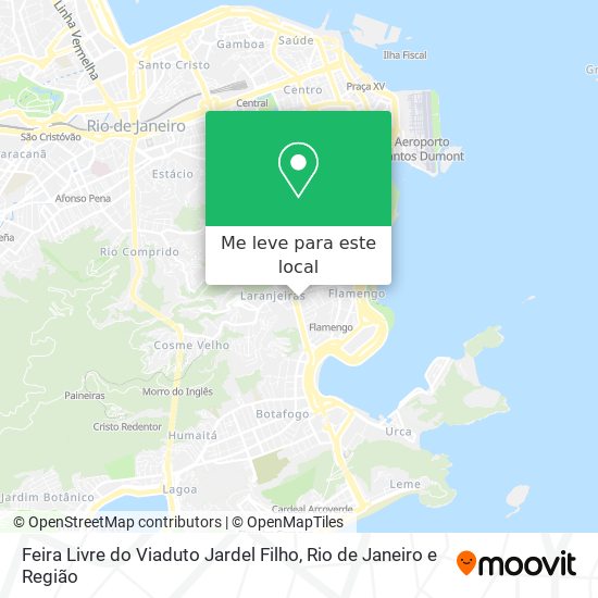 Feira Livre do Viaduto Jardel Filho mapa