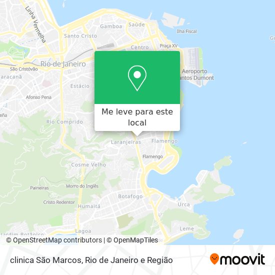 clinica São Marcos mapa