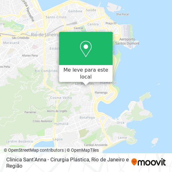 Clínica Sant'Anna - Cirurgia Plástica mapa