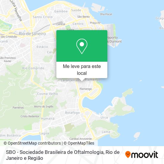 SBO - Sociedade Brasileira de Oftalmologia mapa