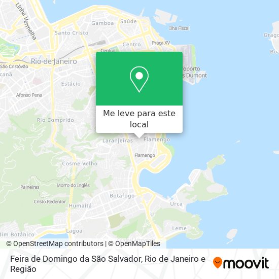 Feira de Domingo da São Salvador mapa
