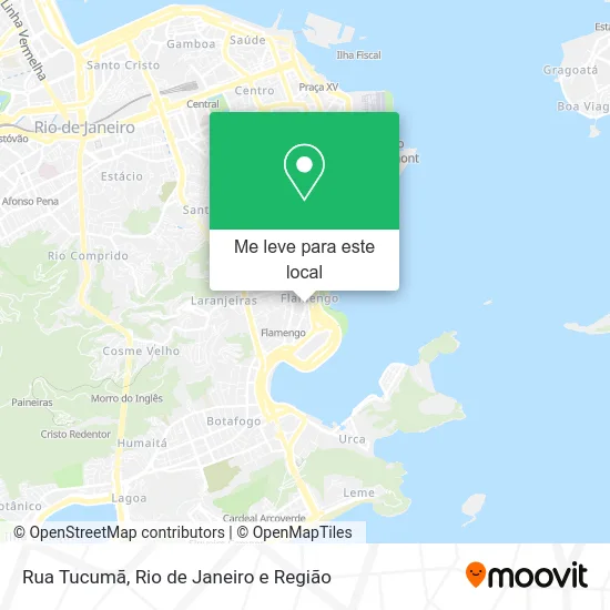 Rua Tucumã mapa