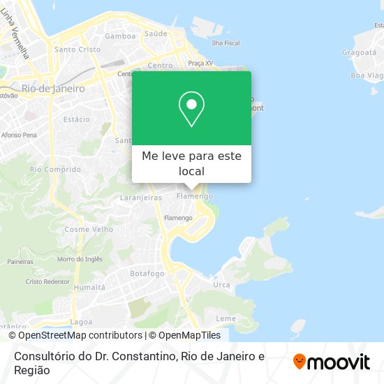 Consultório do Dr. Constantino mapa