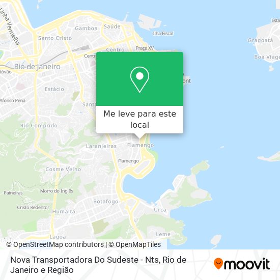 Nova Transportadora Do Sudeste - Nts mapa