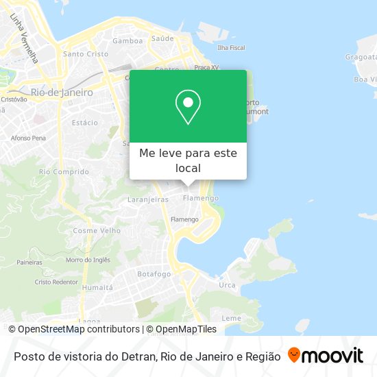 Posto de vistoria do Detran mapa