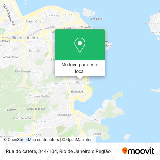 Rua do catete, 344/104 mapa
