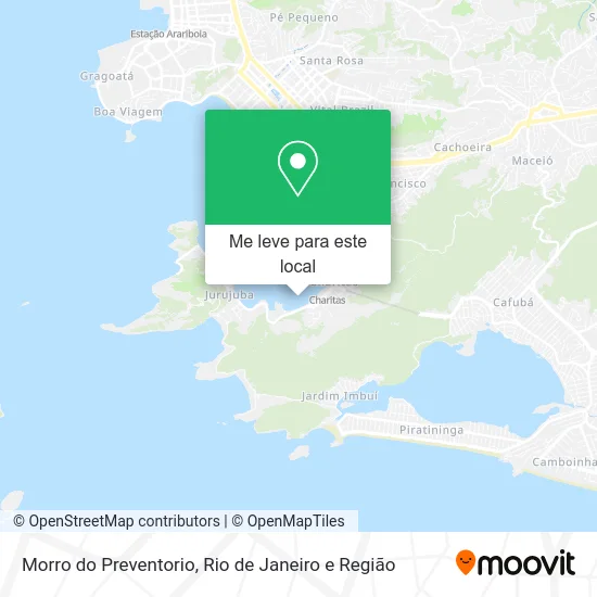 Morro do Preventorio mapa