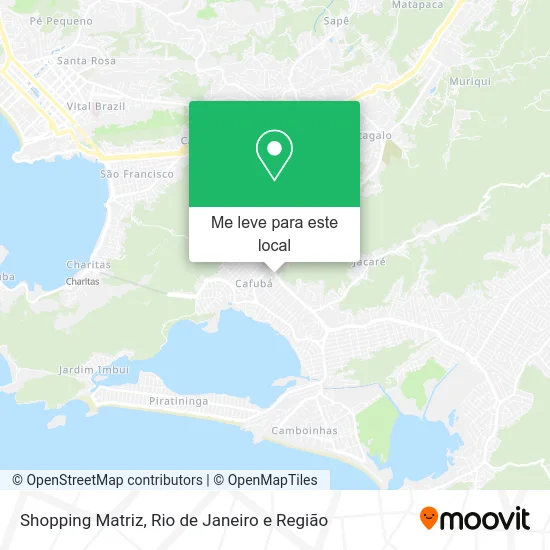 Shopping Matriz mapa