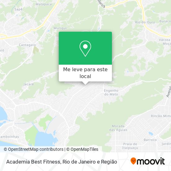 Academia Best Fitness mapa
