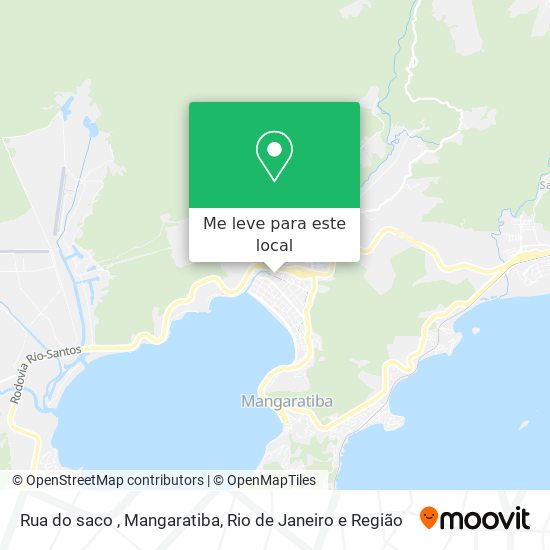 Rua do saco , Mangaratiba mapa