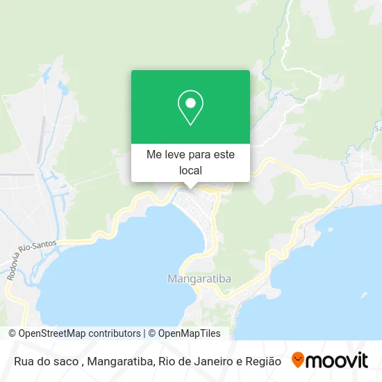 Rua do saco , Mangaratiba mapa