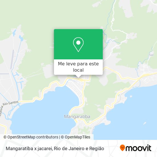 Mangaratiba x jacarei mapa