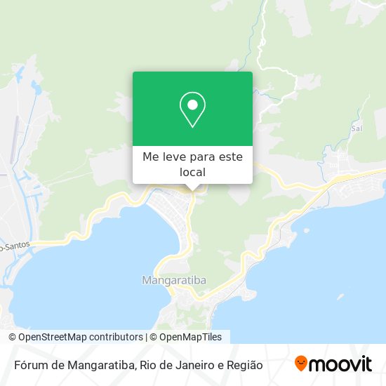 Fórum de Mangaratiba mapa