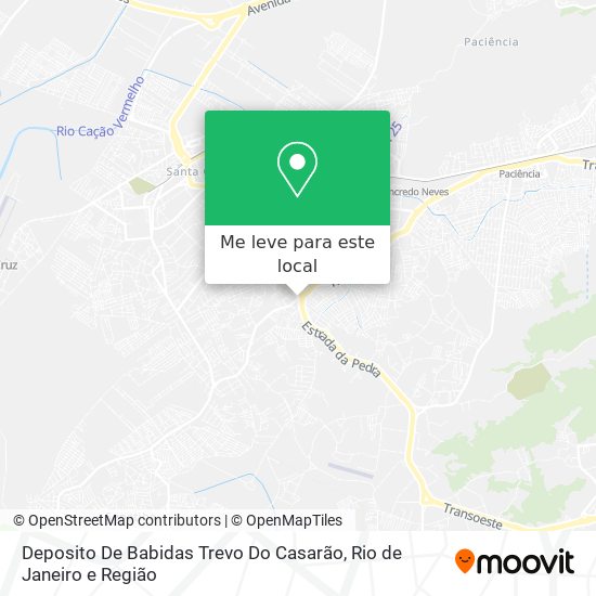 Deposito De Babidas Trevo Do Casarão mapa