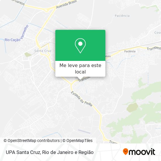 UPA Santa Cruz mapa