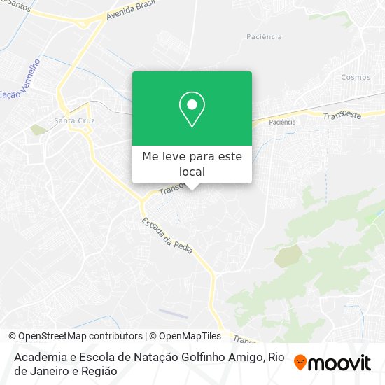 Academia e Escola de Natação Golfinho Amigo mapa