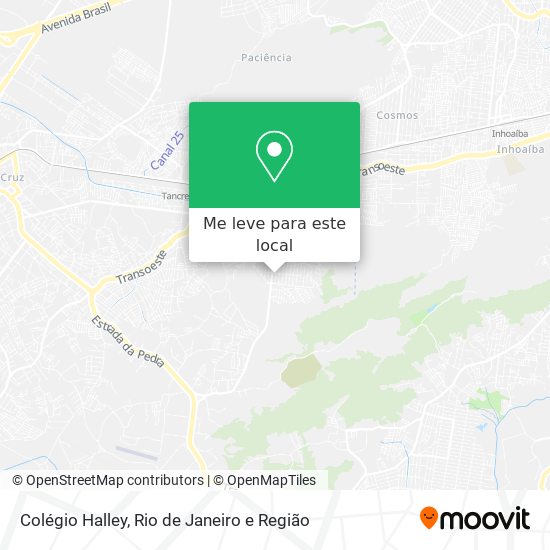 Colégio Halley mapa