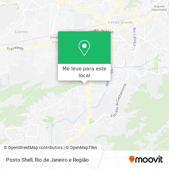 Posto Shell mapa