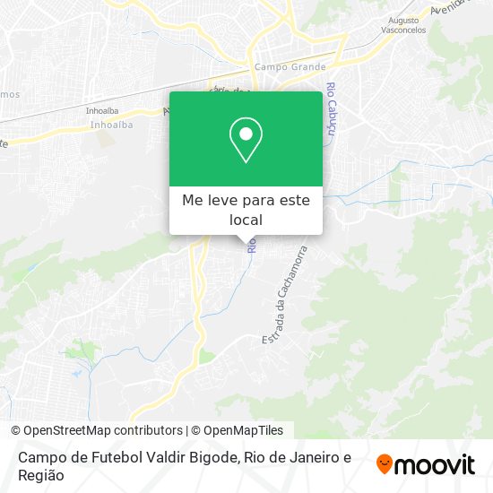 Campo de Futebol Valdir Bigode mapa