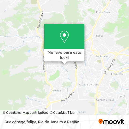 Rua cônego felipe mapa