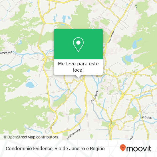 Condomínio Evidence mapa