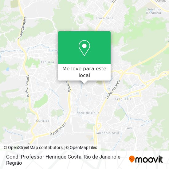 Cond. Professor Henrique Costa mapa
