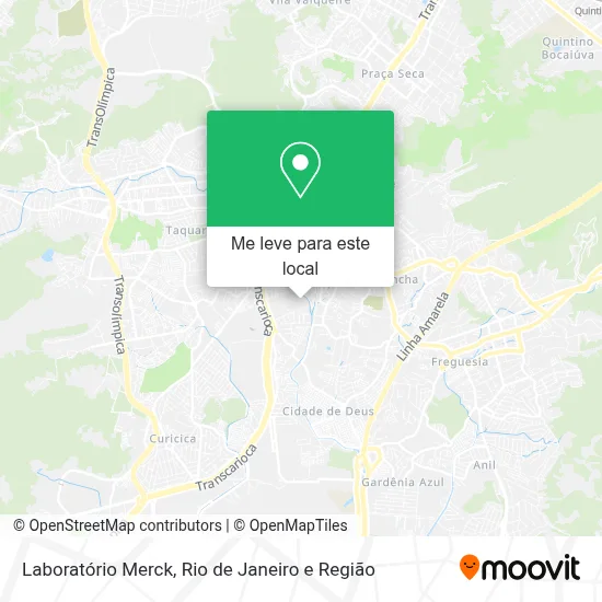 Laboratório Merck mapa