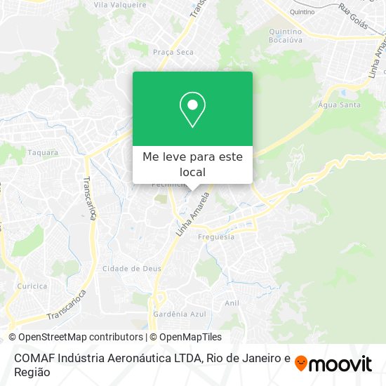 COMAF  Indústria Aeronáutica LTDA mapa