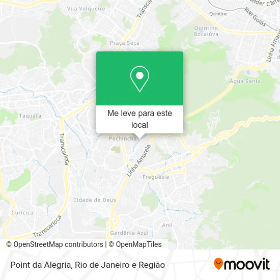 Point da Alegria mapa