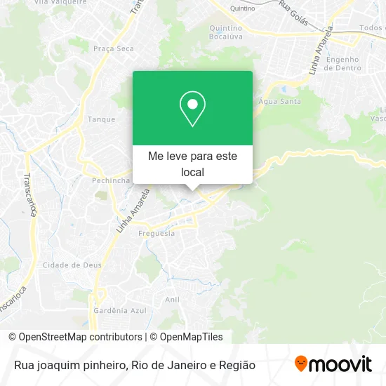 Rua joaquim pinheiro mapa