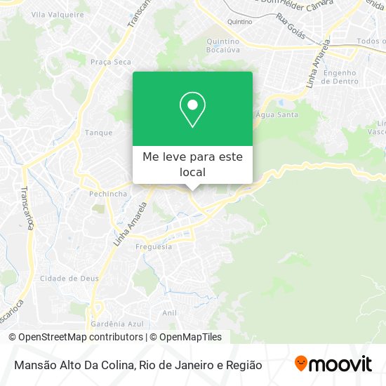 Mansão Alto Da Colina mapa