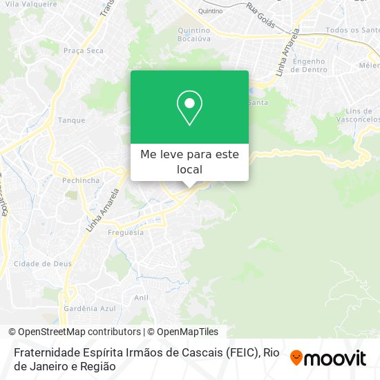 Fraternidade Espírita Irmãos de Cascais (FEIC) mapa