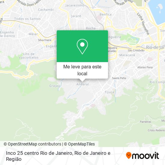 Inco 25 centro Rio de Janeiro mapa