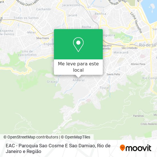EAC - Paroquia Sao Cosme E Sao Damiao mapa