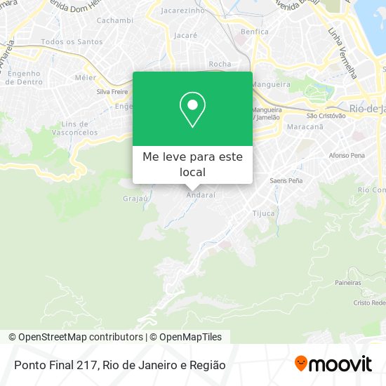 Ponto Final 217 mapa