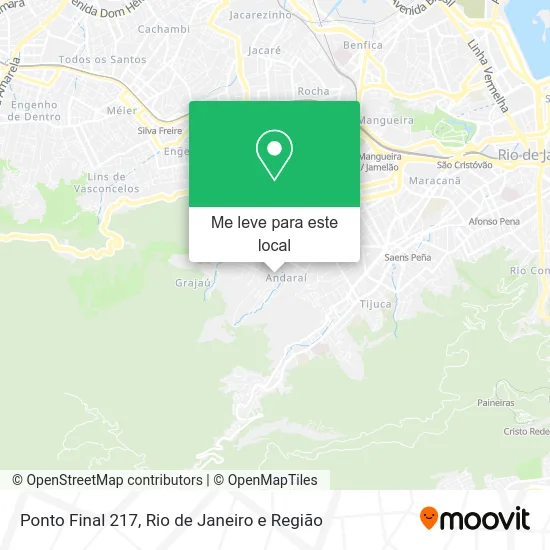 Ponto Final 217 mapa
