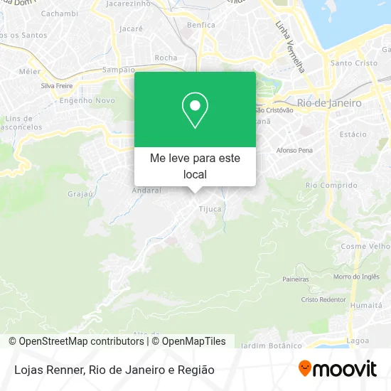 Lojas Renner mapa