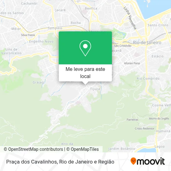 Praça dos Cavalinhos mapa