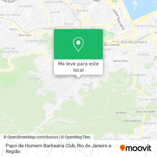 Papo de Homem Barbearia Club mapa