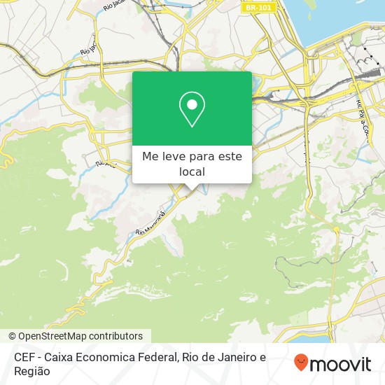 CEF - Caixa Economica Federal mapa