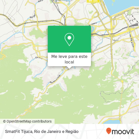 SmatFit Tijuca mapa