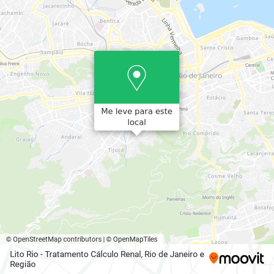 Lito Rio - Tratamento Cálculo Renal mapa